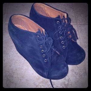 Jeffrey Campbell Black Suede Booties Size 7